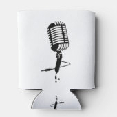 klassisches Mikrofon Dosenkühler (Rückseite)