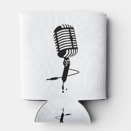 klassisches Mikrofon Dosenkühler (Rückseite)