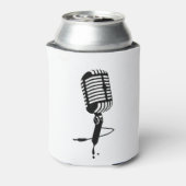 klassisches Mikrofon Dosenkühler (Kanne Rückseite)