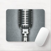 Klassisches Mikrofon Mousepad (Mit Mouse)