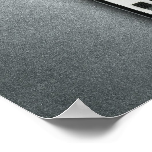 Klassisches Mikrofon Poster (Ecke)