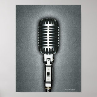 Klassisches Mikrofon Poster