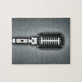 Klassisches Mikrofon Puzzle (Horizontal)