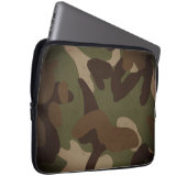 Klassisches militärisches Tarnmuster Laptopschutzhülle (Vorne Rechts)