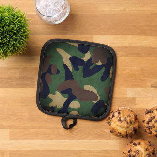 Klassisches militärisches Tarnmuster Topflappen