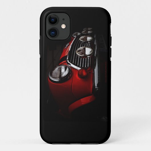 Klassisches Mini mit Kundgebung beleuchtet iPhone Case-Mate iPhone Hülle (Rückseite)