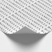 Klassisches Minimalistisches Beruflich Schlicht Geschenkpapier (Ecke)