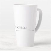 Klassisches Minimalistisches Beruflich Schlicht Milchtasse (Rechte Ecke)