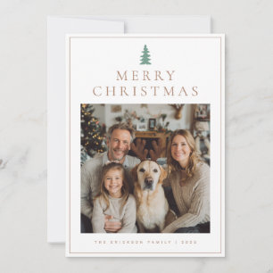 Klassisches minimalistisches Frohe Weihnachten Fot