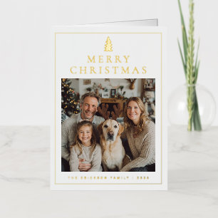 Klassisches minimalistisches Frohe Weihnachten Fot