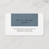 Klassisches Minimalistisches Handwriting Visitenkarte (Vorderseite)