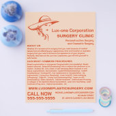 Klassisches Modell, plastischer Chirurg, plastisch Flyer (Einzeln)