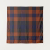 Klassisches modernes Kariertes Tartan Nahtloses Mu Wandteppich (Vorderseite (Horizontal))