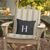 Klassisches Modernes Monogramm Kissen (Stuhl)