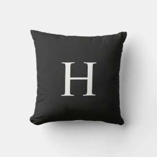 Klassisches Modernes Monogramm Kissen