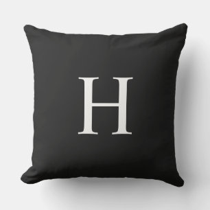 Klassisches modernes Monogramm Kissen