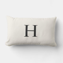 Klassisches Modernes Monogramm Kissen Für Draußen