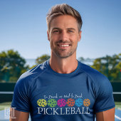 Klassisches modernes Pickleball zum Entfärben oder T-Shirt