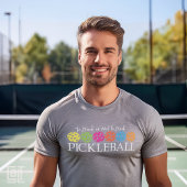 Klassisches modernes Pickleball zum Entfärben oder T-Shirt