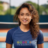 Klassisches modernes Pickleball zum Entfärben oder T-Shirt