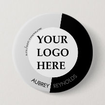 Klassisches, modernes Schwarz-Weiß-Logo