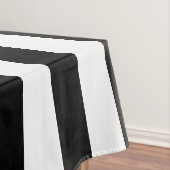 Klassisches Monogramm aus schwarzem und weißem Cab Tischdecke (Beispiel)