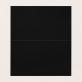 Klassisches Monogramm Benutzerdefiniert Grau Schwa Visitenkarten (Innenseite Aufgefaltet)
