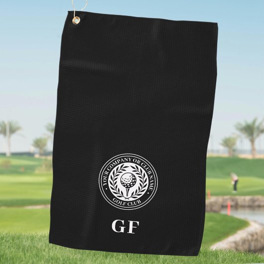 Klassisches Monogramm Golfhandtuch mit individuell