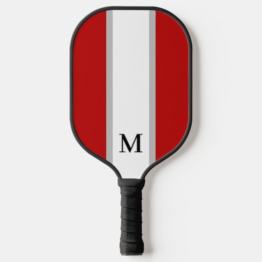 Klassisches Monogramm-Pickleball-Paddel Pickleball Schläger (Vorderseite)