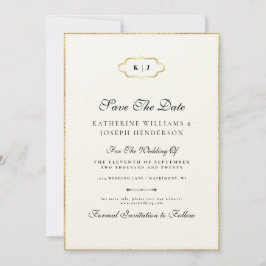 KLASSISCHES MONOGRAMM ROMANTISCHE KALLIGRAFIE SPAR EINLADUNG