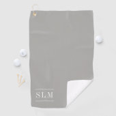 Klassisches Monogrammgolftuch Golfhandtuch (Insitu)