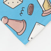 Klassisches Motherboard-Spielhandgezeichnet Nahtlo Fleecedecke (Ecke)