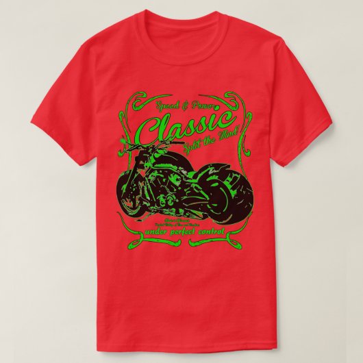 Klassisches Motorrad 1 T-Shirt (Design vorne)