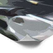 KLASSISCHES MOTORRAD 7 POSTER (Ecke)