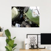 KLASSISCHES MOTORRAD 9 POSTER (Heimbüro)