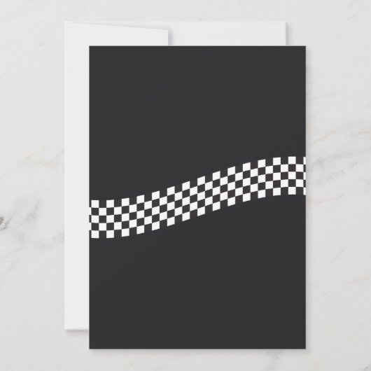 Klassisches Motorrad Einladung (Rückseite)