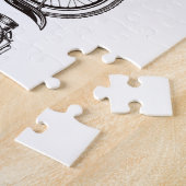 Klassisches Motorrad III Puzzle (Seite)