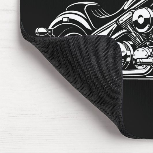 Klassisches Motorrad Mousepad (Ecke)