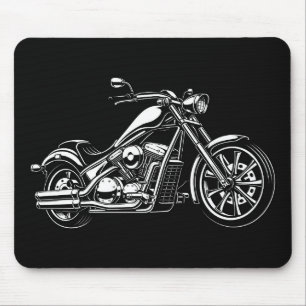 Klassisches Motorrad Mousepad