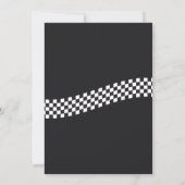 Klassisches Motorrad zum Geburtstag Einladung (Rückseite)