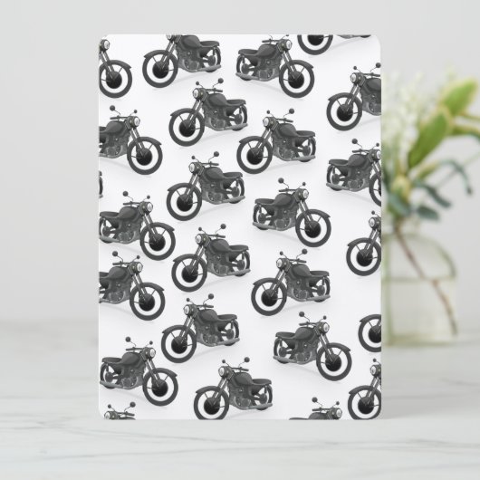 klassisches Motorradmuster (Stehend Vorderseite)