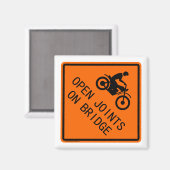 Klassisches Motorradzeichen - offene Verbindungen Magnet (Vorderseite/Rückseite)