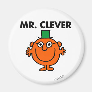 Klassisches Mr. Clever-Logo Magnet