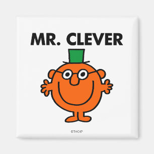 Klassisches Mr. Clever-Logo Magnet