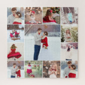 Klassisches Multi-Foto Collage-Foto Puzzle (Vertikal)