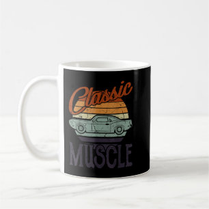 Klassisches Muscle-Car-Design für Männer Vintage-A Kaffeetasse