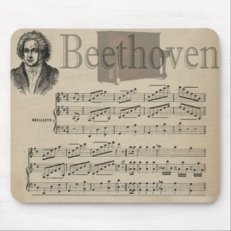 Klassisches Musik-Geschenk Beethovens für Mousepad