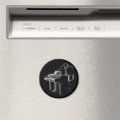 Klassisches Musikinstrument für Großpiano Magnet (In Situ (Geschirrspüler))