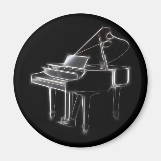 Klassisches Musikinstrument für Großpiano Magnet (Vorne)