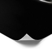 Klassisches Musikinstrument für Großpiano Poster (Ecke)